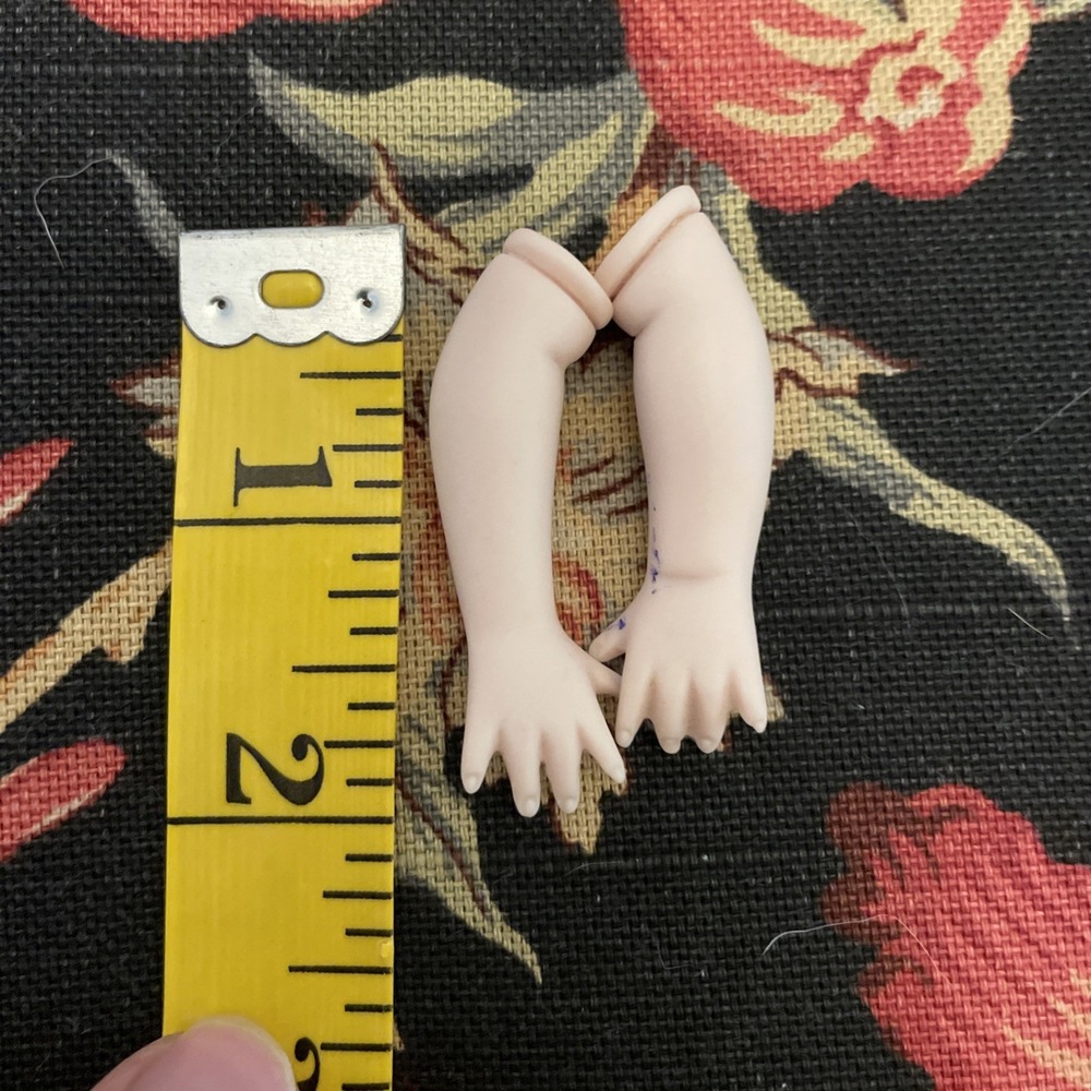 Vintage New Ceramic Doll Making Kit Soft Body Brunette Bust Arms Legs #235 - Picture 7 of 16